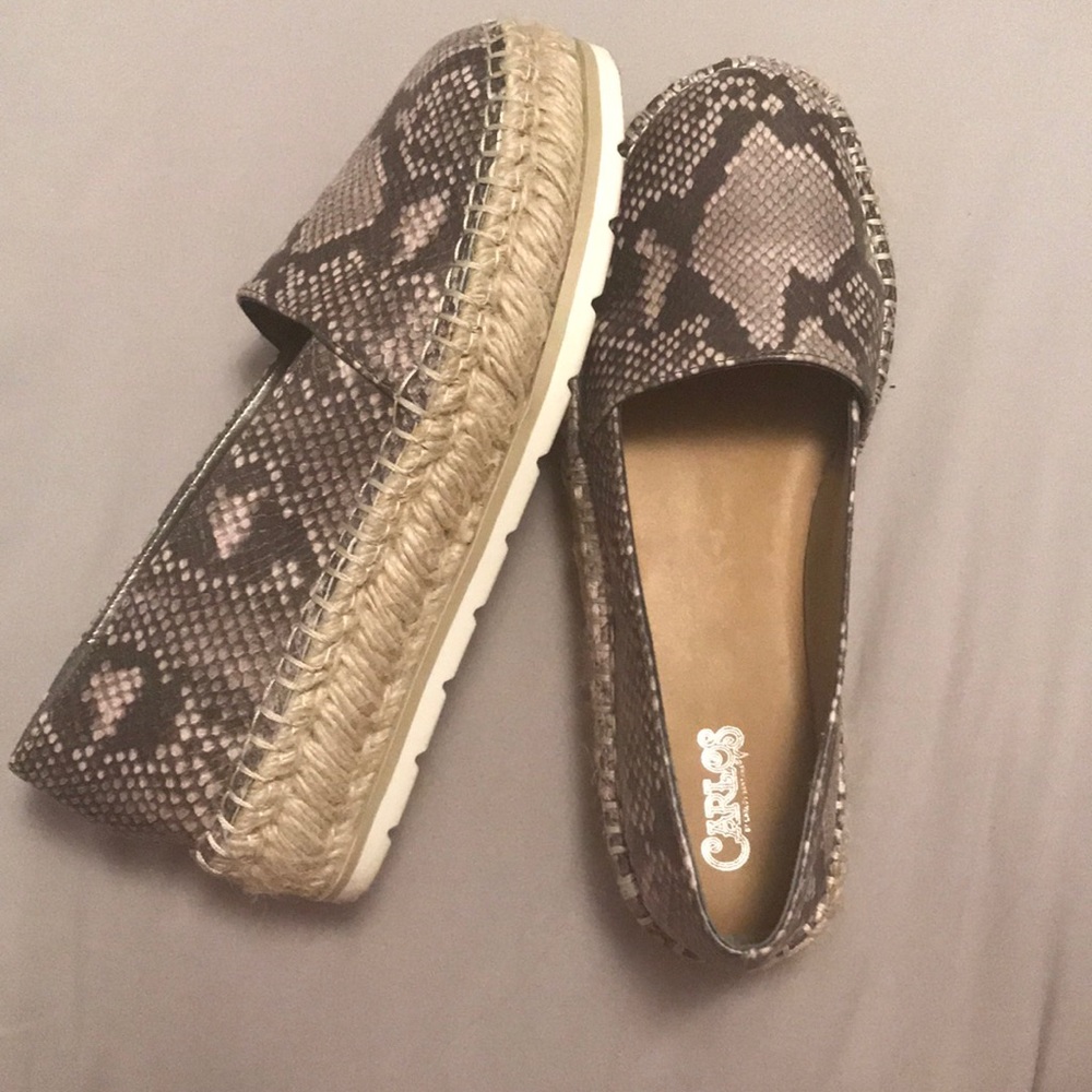 Snakeskin Espadrilles